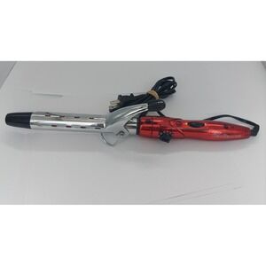 Revlon Radiance Curling Iron 3/4" Lit Barrel Adjustable Heat Tight Curl Tested